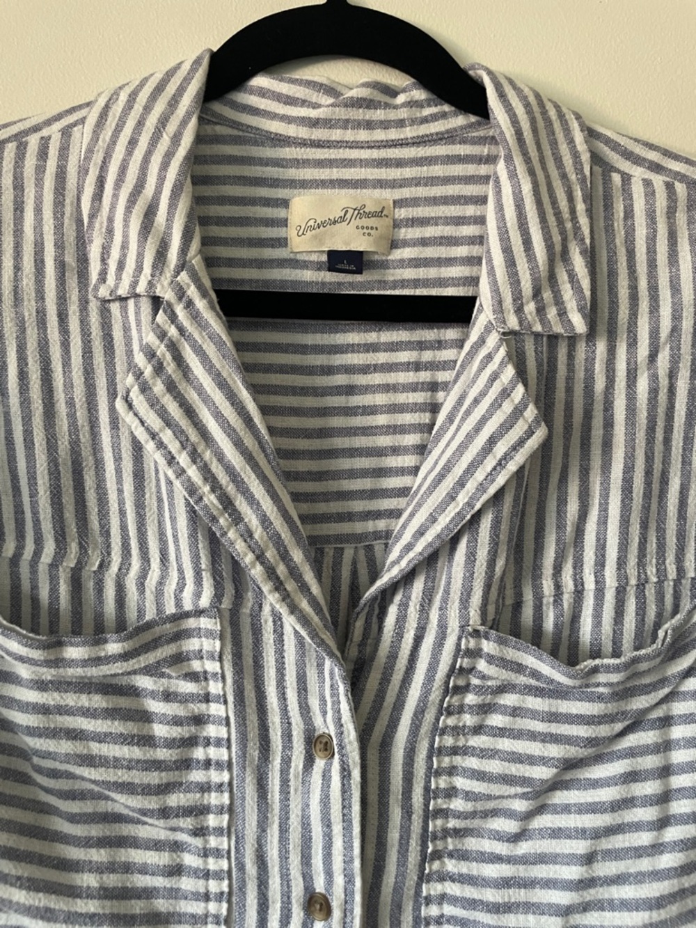 Universal Thread|Striped Button Down Shirt|Large|… - image 2
